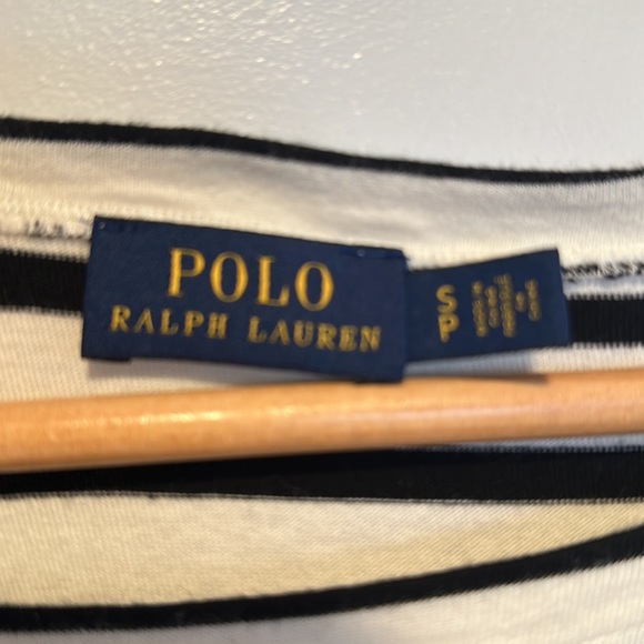 Polo striped dress with fringe bottom - Picture 5 of 5